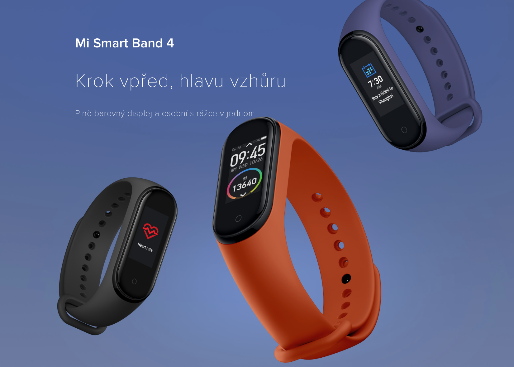 1 Xiaomi Mi Band 4 skladem